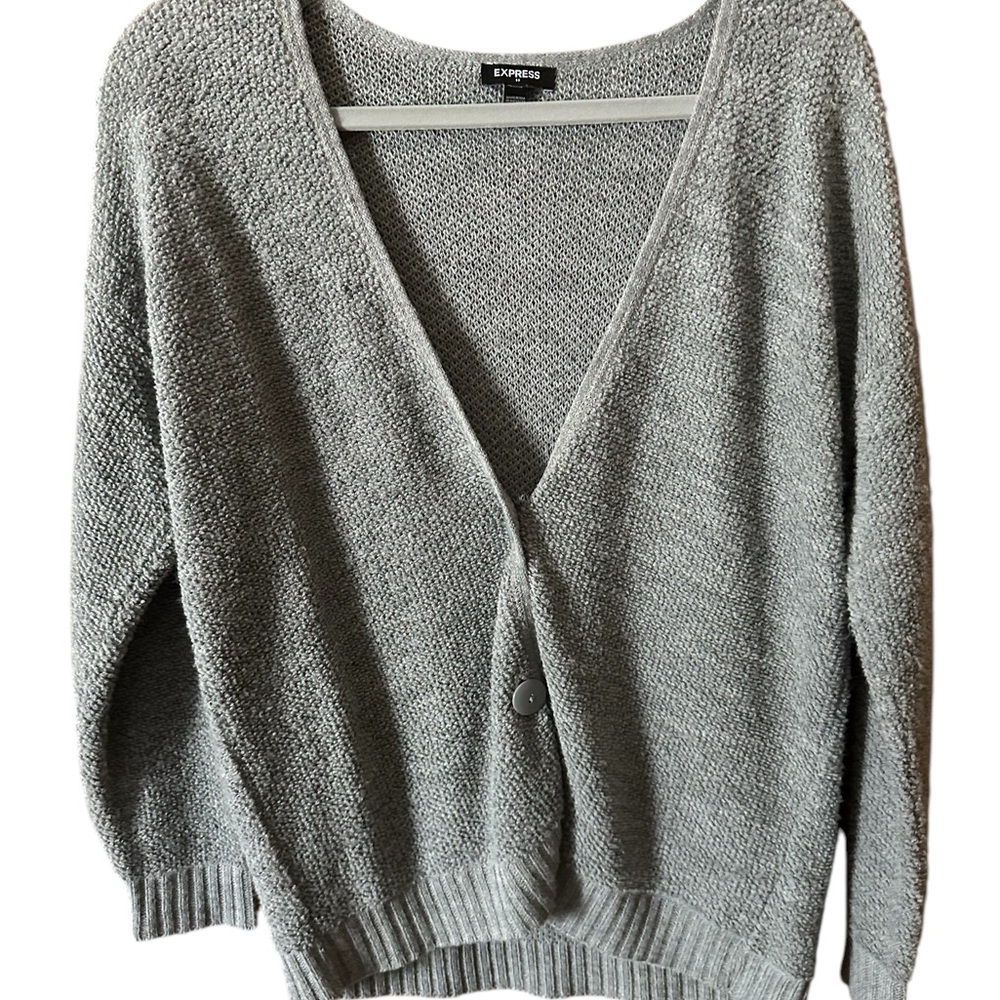 Express Women's Gray Sweater